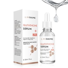 Glutathione Serum with Kojic Acid & Vitamin C - Nicotinamide Serum for Face for Hydrated - Face Serum Reduce Dark Spot Shrink Pores& Improve Skin Tone,(1pcs)
