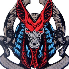 Anubis God of Afterlife Jackal God in Egyptian Patch Embroidered Badge Iron On Sew On Emblem