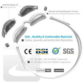 ZABERT swimming goggles for children, professional swimming goggles for teenagers, children, children, boys, girls, junior, toddlers, 0-14 years - anti-fog UV protection