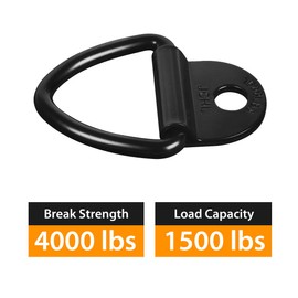 JCHL Cargo Tie-Down Anchors, 10PCS V-Ring 2" Diameter Steel V-Ring Bolt On Trailer Anchor for Cargo on Trucks Pickups Trailers Flush Mount TieDown Anchor