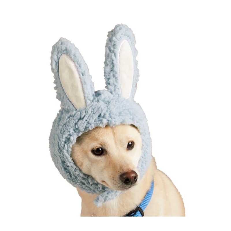 Youly Easter Blue Bunny Hat for Dogs, Small/Medium