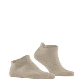 FALKE Unisex Keep Warm U Sn Wool Low-Cut Plain 1 Pair Trainer Socks, Beige Melange 4043, 5.5-7.5