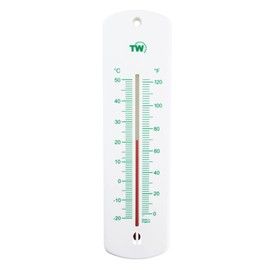 Large 240mm Outdoor Thermometer for Garden - Can be used as a Greenhouse Thermometer or Home Office Room Indoor Wall Outside (Green)