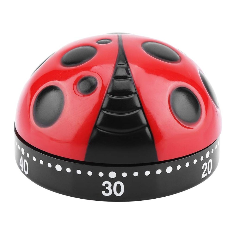 Ladybug Timer Ladybug Kitchen Timer 60 Minutes Timer Mechanical Wind-Up