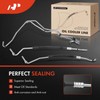 A-Premium Automatic Transmission Oil Cooler Line Hose Assembly Compatible with