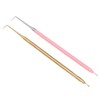 2 Teiliges Wimpernlift Dauerwellenwerkzeug, Gebogene Spitze, Kurzer Kamm B6, Doppelseitiges