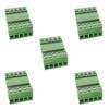 Willwewon 5 Sets 5-Pin 15EDGRK 3.81 mm/0.15 Inch Pitch PCB