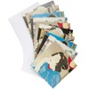 Fitzwilliam Museum Japanese Woodcuts Artistic Prints Note-let Blank Pack of
