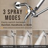 G-Promise All Metal 10" Dual Square Shower Head Combo |