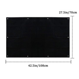 27.5" x 42.5" Tactical Military Patch Holder Board Hook & Loop Morale Patch Panel (108x70cm)