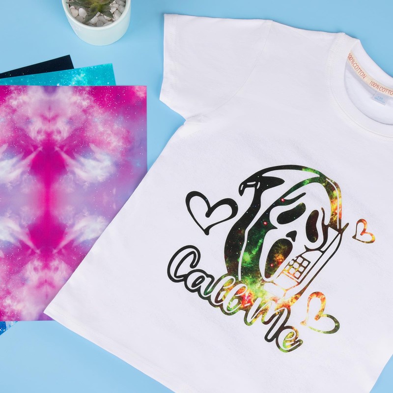HTVRONT HTVRONT Galaxy Heat Transfer Vinyl - 7 Pack 12x10in