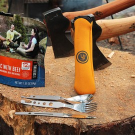 UST Utilitensil Set with Stainless Steel Multi-Functional Utensils and Carry-Case for Your All-in-One Camping, Backpacking or Outdoor Emergency Needs