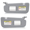 2Pcs Driver & Passenger Side Sun Visor Without Light Fit