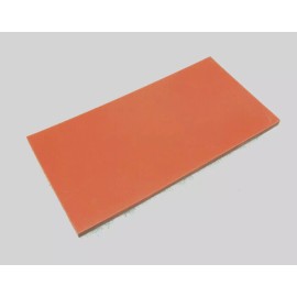 Ja-Bar Silicone Corp Silicone Rubber Solid Sheet 1/4'' Thk x 6'' x 6'' Square  US Hi-Temp 60 Duro