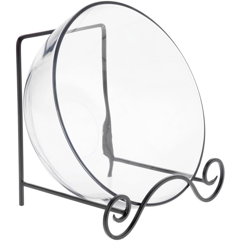Bard's Wrought Iron Bowl or Deep Platter Stand, 9.375" H