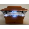 Garden Sunlight 6 Pack 4x4 Solar Powered Plastic Black/Copper LED