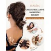 KooKaStyle ponytail extensions 10" short curly clip in fake ponytail