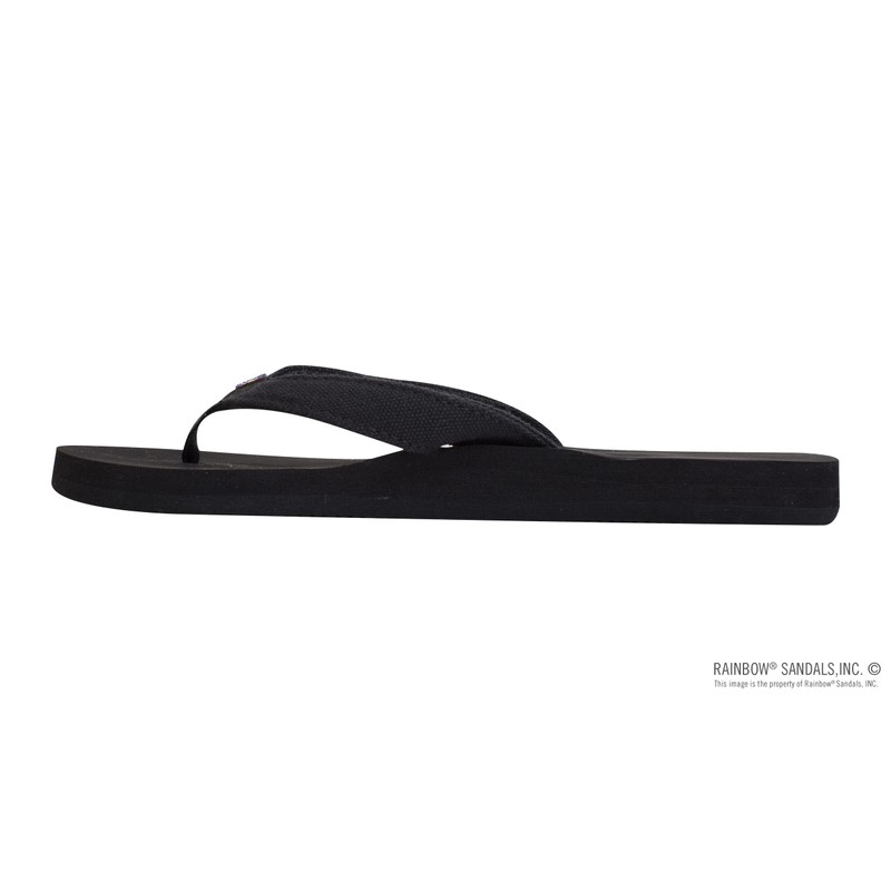 Sandalias Rainbow Bella para mujer, Negro -, 6 US