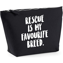 Hippowarehouse Rescue is my favourite breed printed make up cosmetic wash bag 18x19x9cm