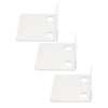 3 PCS Small Security Cameras Wall Shelf with 6 Cable