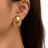 Gold Geometric Statement Earrings Gold Knot Earrings for Women Jewelry