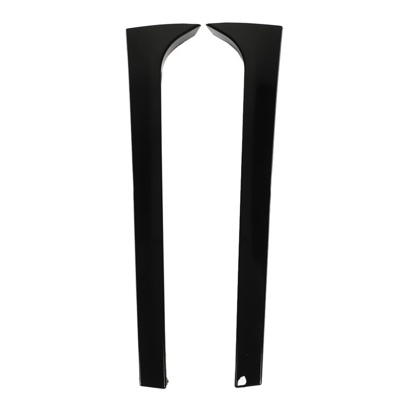 1Pair Rear Window Side Spoilers Gloss Black Air Resistance Reduction