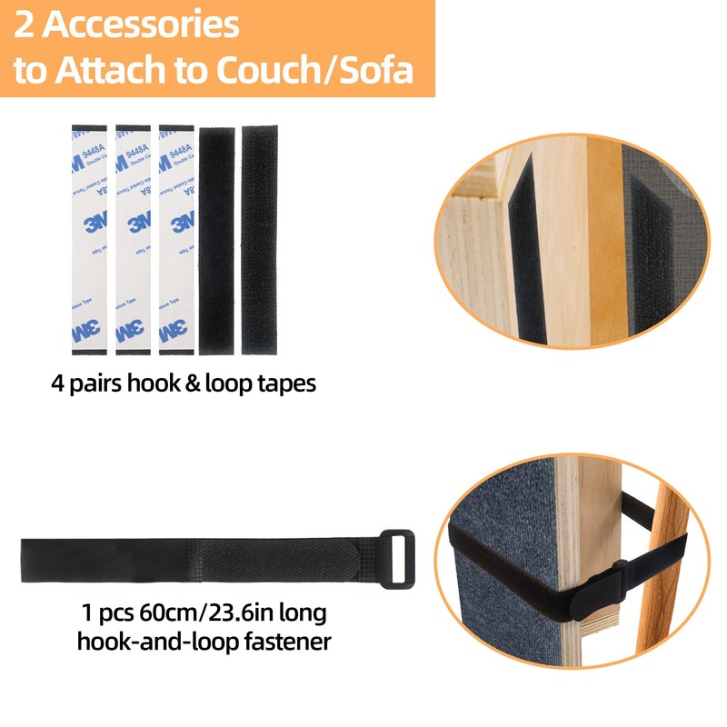 Dmnnlp 24" Tall Couch Corner Cat Scratcher, with 5Pcs Replaceable