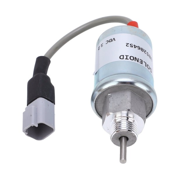 Fuel Shut Off Solenoid, 12V Fuel Shut Off Solenoid Valave 185206452 Strong Strength Replacement for Perkins GG ‑ 402D‑15 GH ‑ 403D‑07