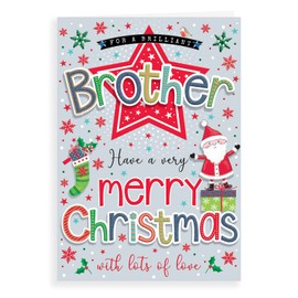 Regal Publishing Modern Christmas Card Brother - 9 x 6 inches,C85473