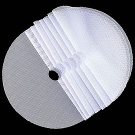 10Pcs Round Silicone Dehydrator Sheets ,13in Non-stick Fruit Dehydrator Mats,Reusable Steamer Mat Mesh Sheet for Fruit Dryer (10, 13x13inch)