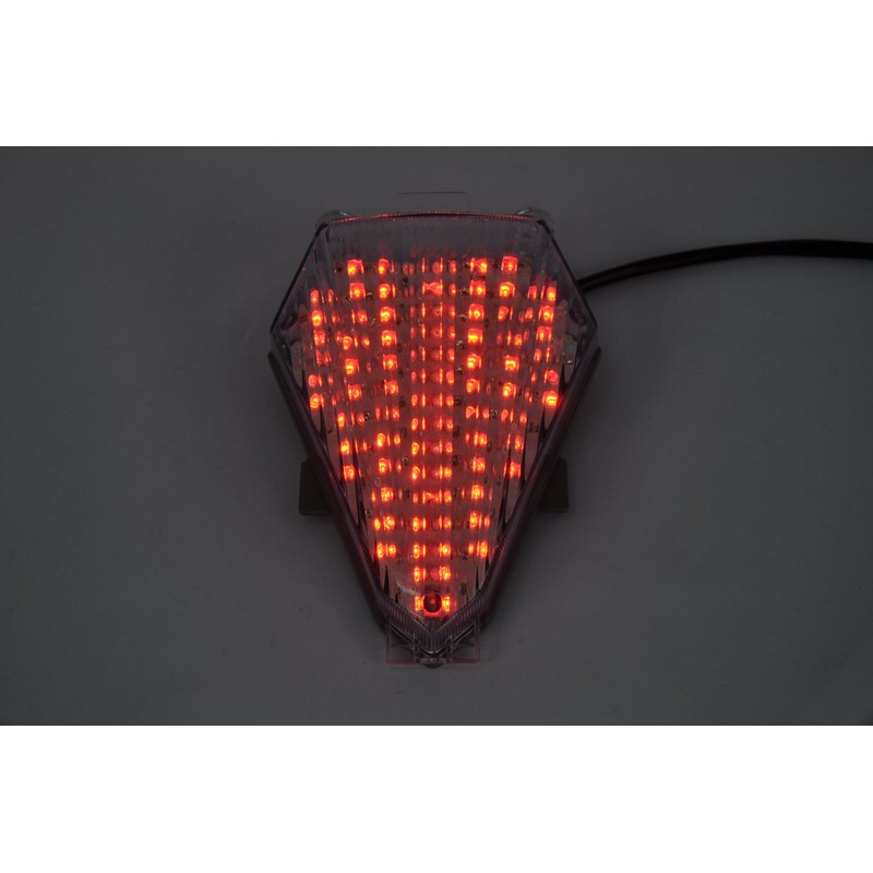 Bright2wheels Sequential Motorcycle Led Tail Light with Turn Signals Compatible