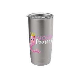 Worm Farmer Princess Red Wiggler Worm Crown Vermiculture Stainless Steel Insulated Tumbler