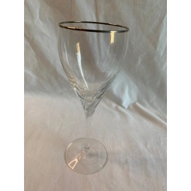 Lenox Encore Wine Glasses Full Lead Crystal Blown Glass Hungary