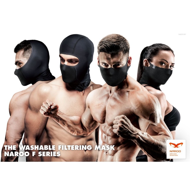 Naroo MASK F5 Thermal Face Mask with Pollen Compatible Filter