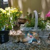 Garden Decoration Small Sculpture Cute Rabbit Resin Garden Decoration Rabbit