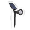 T-SUN Solar Spotlights, LED Solar Lights Outdoor Adjustable Landscape Wall
