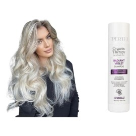 Shampoo Matizador Para Rubios Platinados Organic Therapy