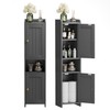 GLANZALANT Bathroom Cabinet with 2 Doors, 7.3 x 9.8 x