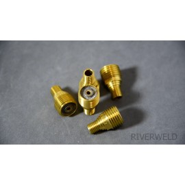 RIVERWELD TIG Gas Lens Collet Body 45V44 3/32 2.4mm WP 9 20 25 Welding Torch 5pk