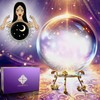 8cm Crystal Ball with Metal Stand + Box - Perfect