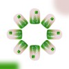 St.Patrick’s Day Press on Nails Short Square Fake Nails with