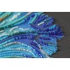 Wizardi Bead Embroidery Kit - Blue Gold AB-746 Abris Art