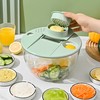 GE-HOMHARV Large Salad Spinner and Slicer - 5.3 Qt, Grater