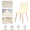 FIGOOO Chair Covers, Set of 6, Stretch Chair Covers, Scandinavian,