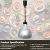 Hanging Food Heat Lamps Ceiling Food Warmer with Infrared Bulb