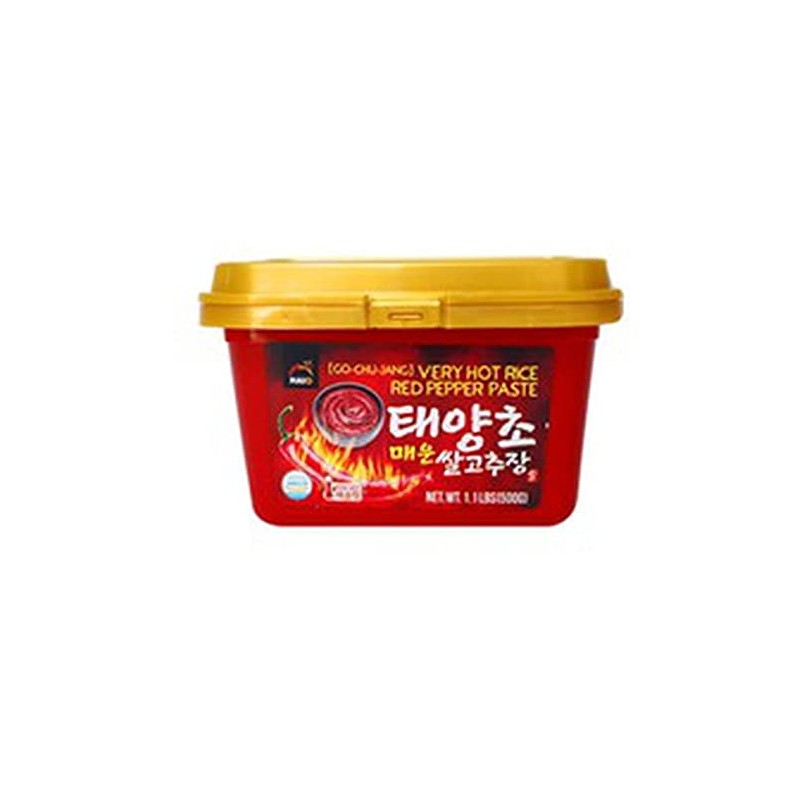 HAIO Go-Chu-Jang Very hot Rice Red Pepper Paste -17.63oz(Pack of