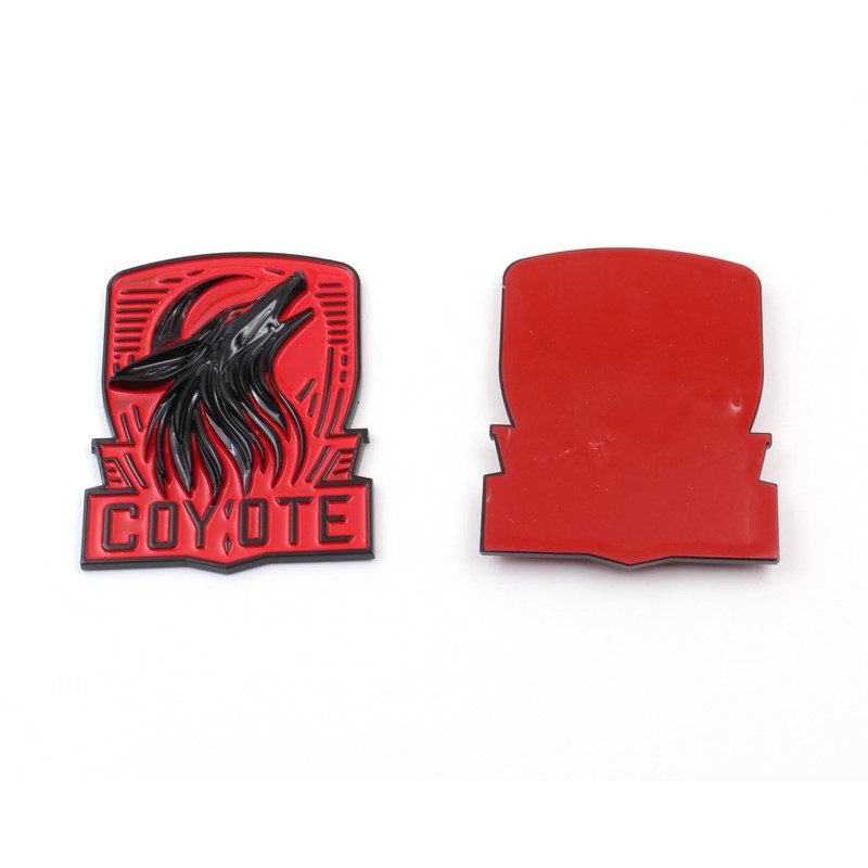 Mnneryss Pair Custom Dark Horse Style Coyote Emblems Door Left