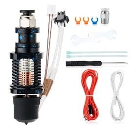 CHC V6 Hotend Ceramic All-Metal: Compatible with e3d V6 hot end Full kit Voron 0.1 Voron 2.4 Prusa i3 Mini MK2 MK2S MK3/MK3S/MK3S+ (24V 60W)