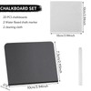 20 Packs Mini Chalkboard Signs, 4 "x3 Small Plastic Message