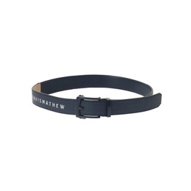 Travis Machu 7AK080 4NAV_Navy OS Men's Serration Belt (Sliding/Adjustable Size) / Synthetic Leather Golf